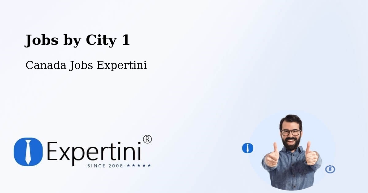 City Jobs in Canada - Expertini